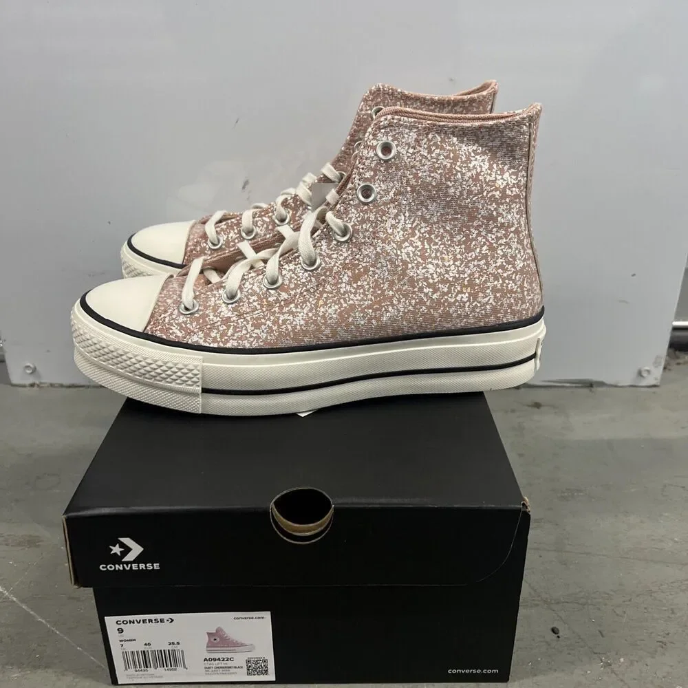 Converse Women’s Size 9 Dusty‎ Cinder Egret Black A09422C
